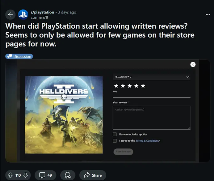 reddit playstation store