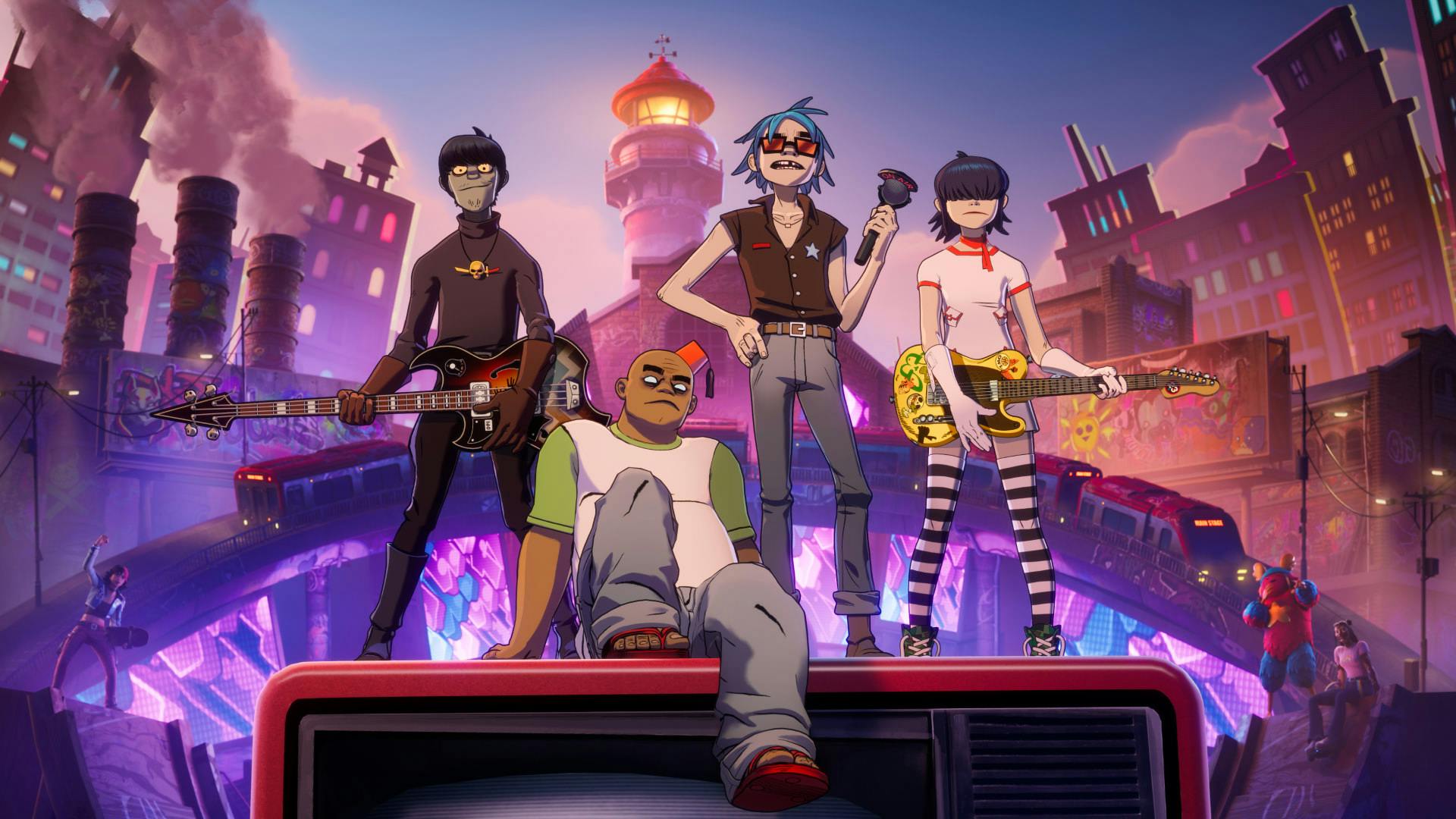 Gorillaz zijn headliner van tiende Fortnite Festival-seizoen