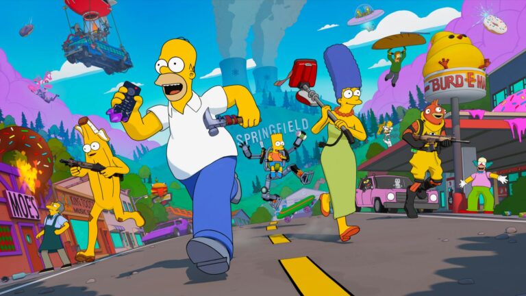 The Simpsons-seizoen begonnen in Fortnite