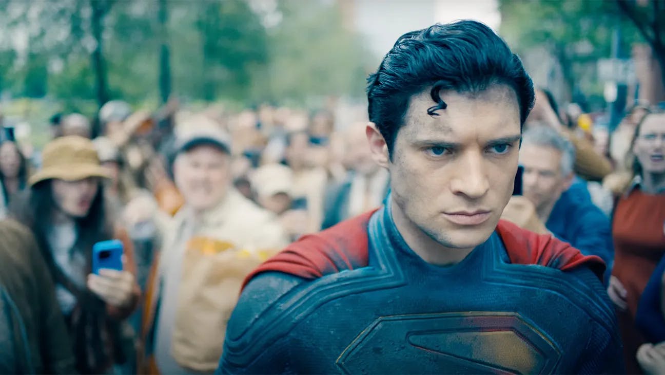 Martin laat zijn James Gunn-foto zien bij de Superman-première