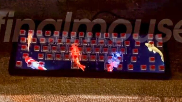 Finalmouse’ interactieve display-toetsenbord lekt uit