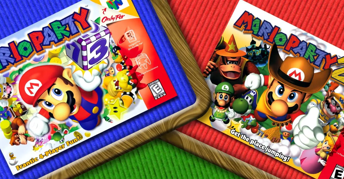 Mario Party 1 en 2 komen op 2 november naar Switch Online