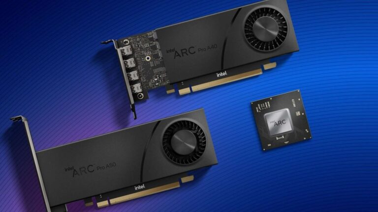 Intel onthult eerste Arc Pro-gpu’s voor workstations