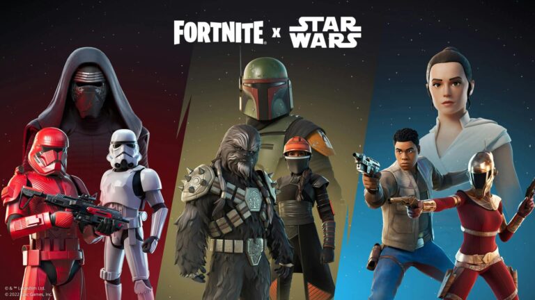 Star Wars-outfits en lightsabers keren terug in Fortnite