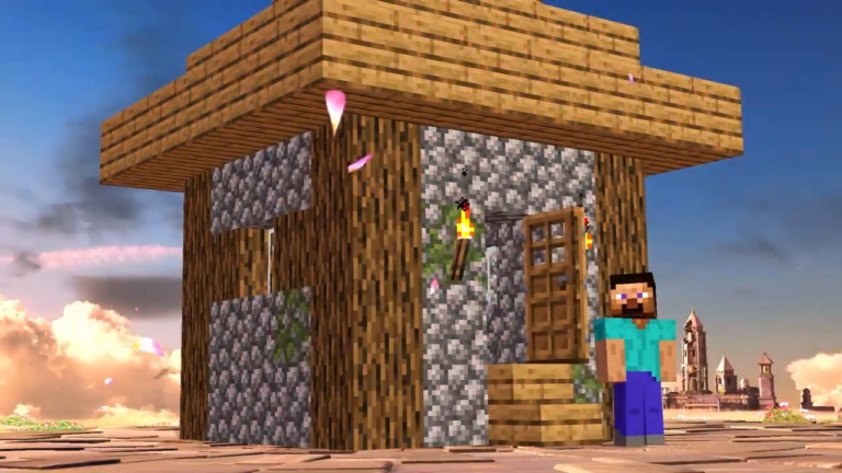 Minecraft-personages komen naar Super Smash Bros. Ultimate