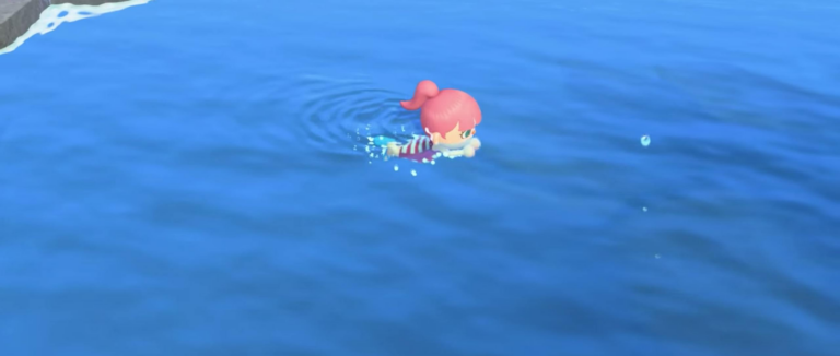 Animal Crossing: New Horizons-update voegt zwemmen toe