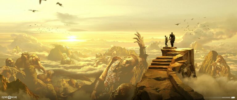 De concept art die God of War tot leven bracht