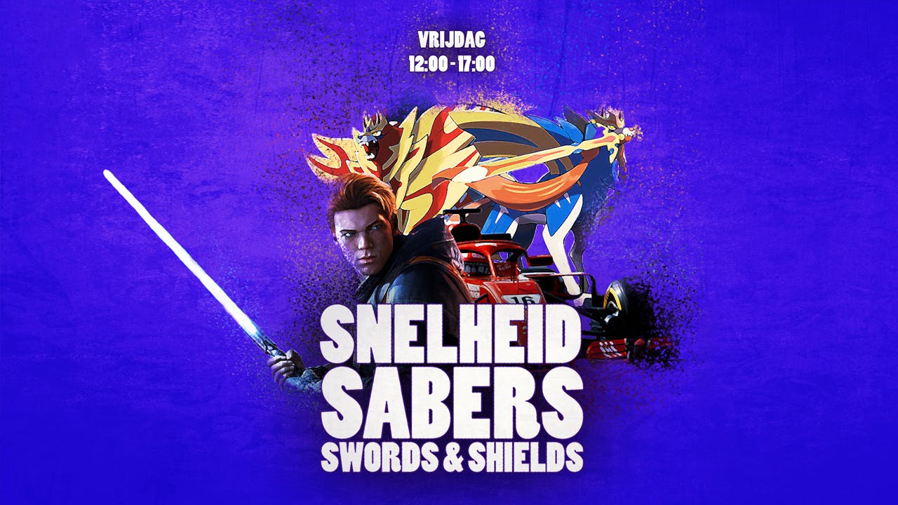 Live om 12:00 uur: Snelheid, Sabers en Sword & Shield