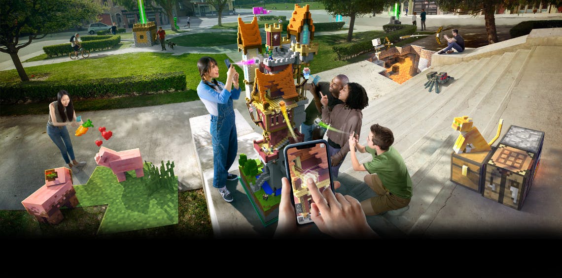 Mojang toont eerste gameplay-beelden Minecraft Earth
