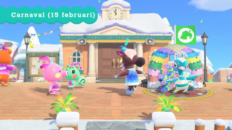 Vier carnaval in de nieuwe update voor Animal Crossing: New Horizons