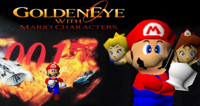 Zo ziet Peach’s Castle eruit als level in GoldenEye 007