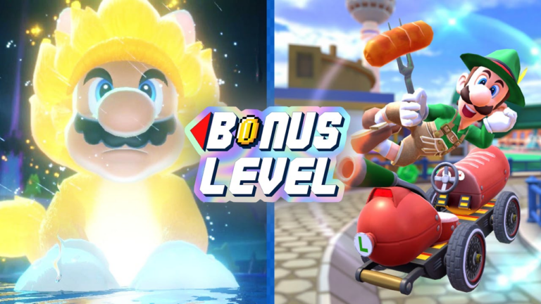 Super Saiyan Mario en Luigi in lederhosen – Bonuslevel #28