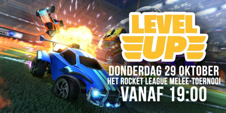 Live om 18:30 uur: het Level Up Rocket League Melee-toernooi!
