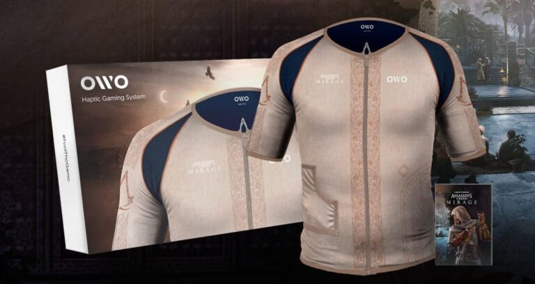 Assassin’s Creed Mirage-shirt geeft force feedback tijdens het spelen