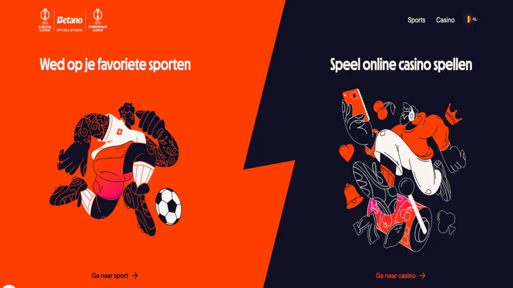 Betano &ndash; online casino Belgi&euml; met meer dan 10.000 spellen en EGR Award