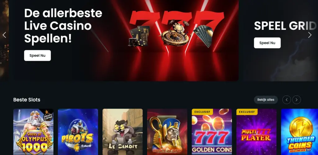 Casino 777 Beste online casino Nederland dagelijkse bonussen