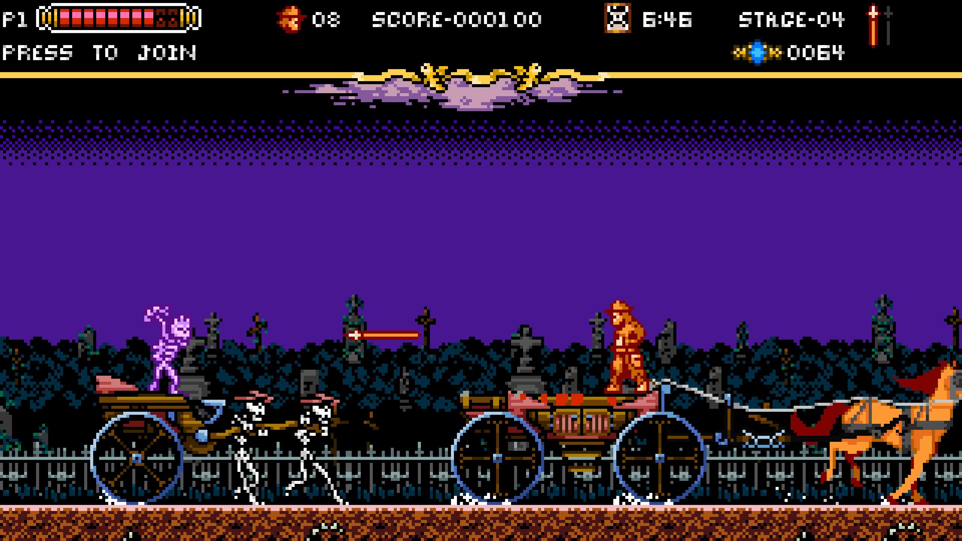 Paard en wagen in Saint Slayer: Spear of Sacrilege