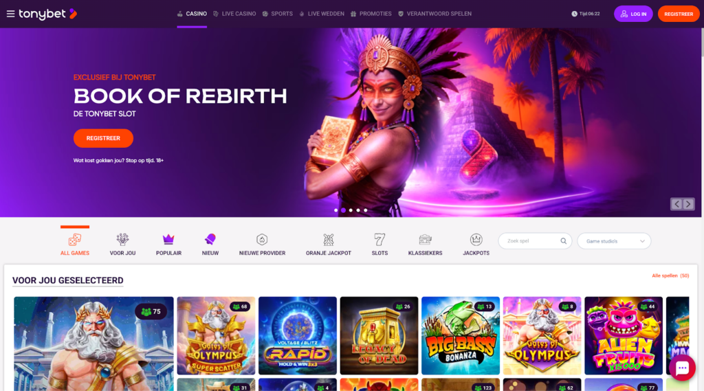 PayPal casino Nederland - TonyBet&nbsp;