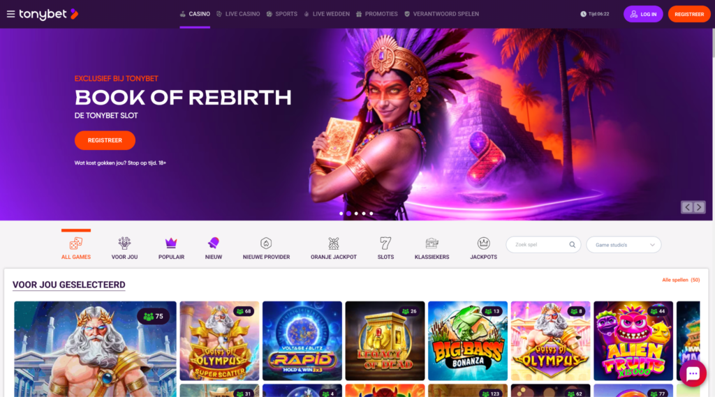 PayPal casino Nederland - TonyBet