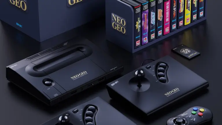 Neo Geo AES+ kost 199,99 euro en draait geen emulatie maar echte silicon