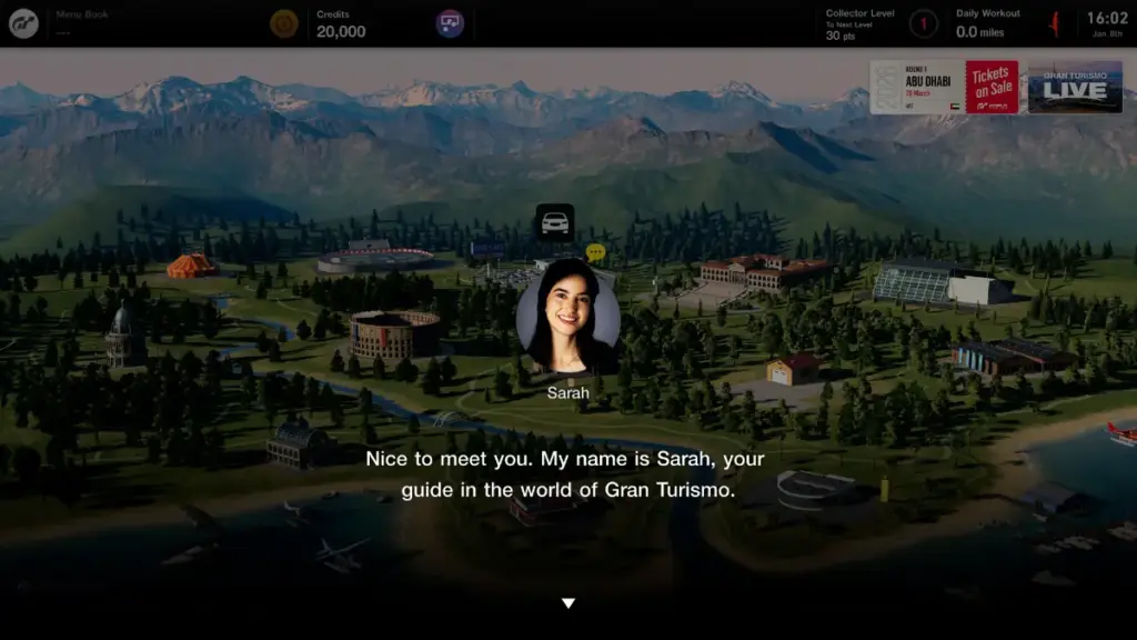 Sarah in Gran Turismo 7 via The PlayerBase.
