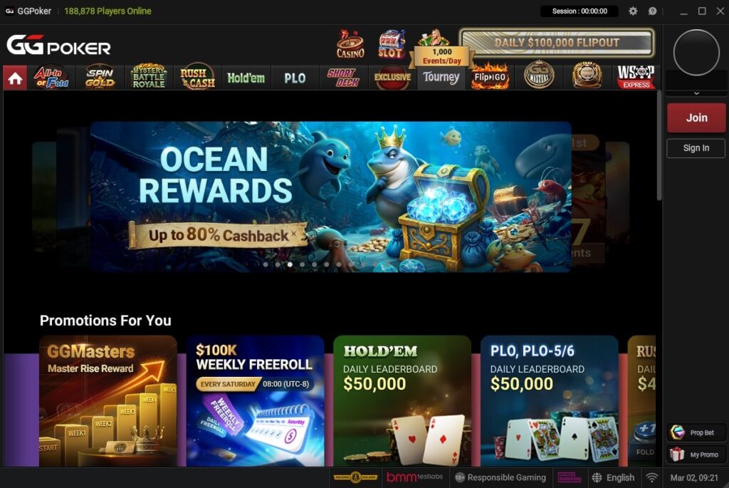 GGpoker, legaal poker zonder Cruks alternatief