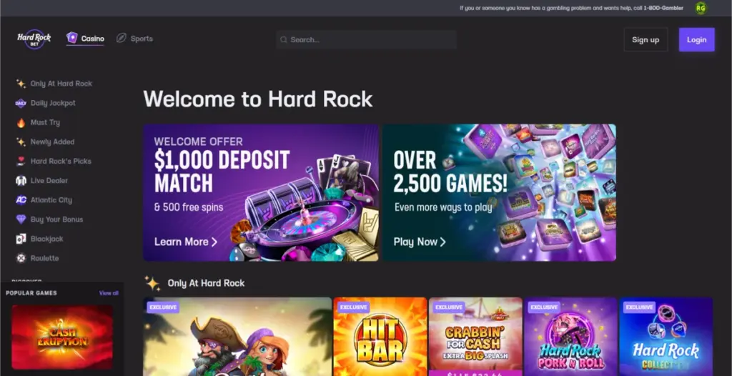Hard Rock Casino free spins casino Nederland homepage