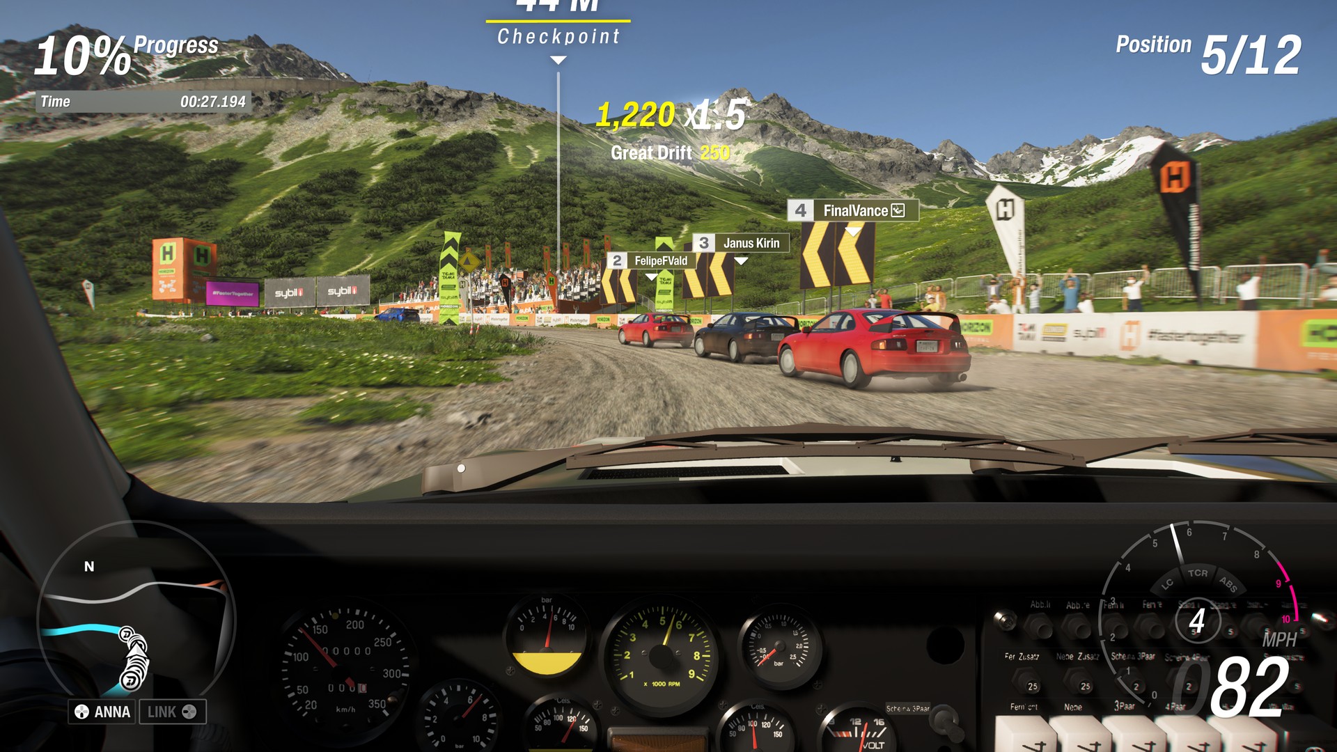 In-car Forza Horizon 6