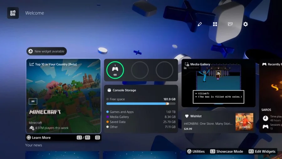 Sony test tonen van spelersaantallen op de PlayStation 5. Bron: Mystic.