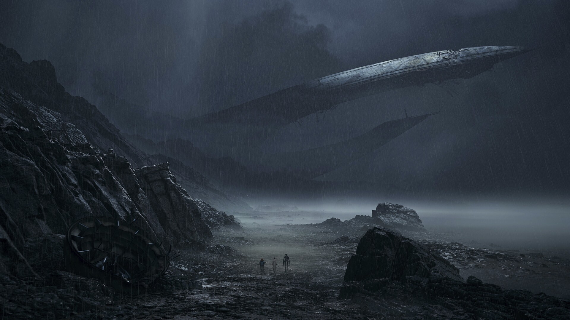 Een eeuwenoud sterrenschip in Star Wars: Fate of the Old Republic.