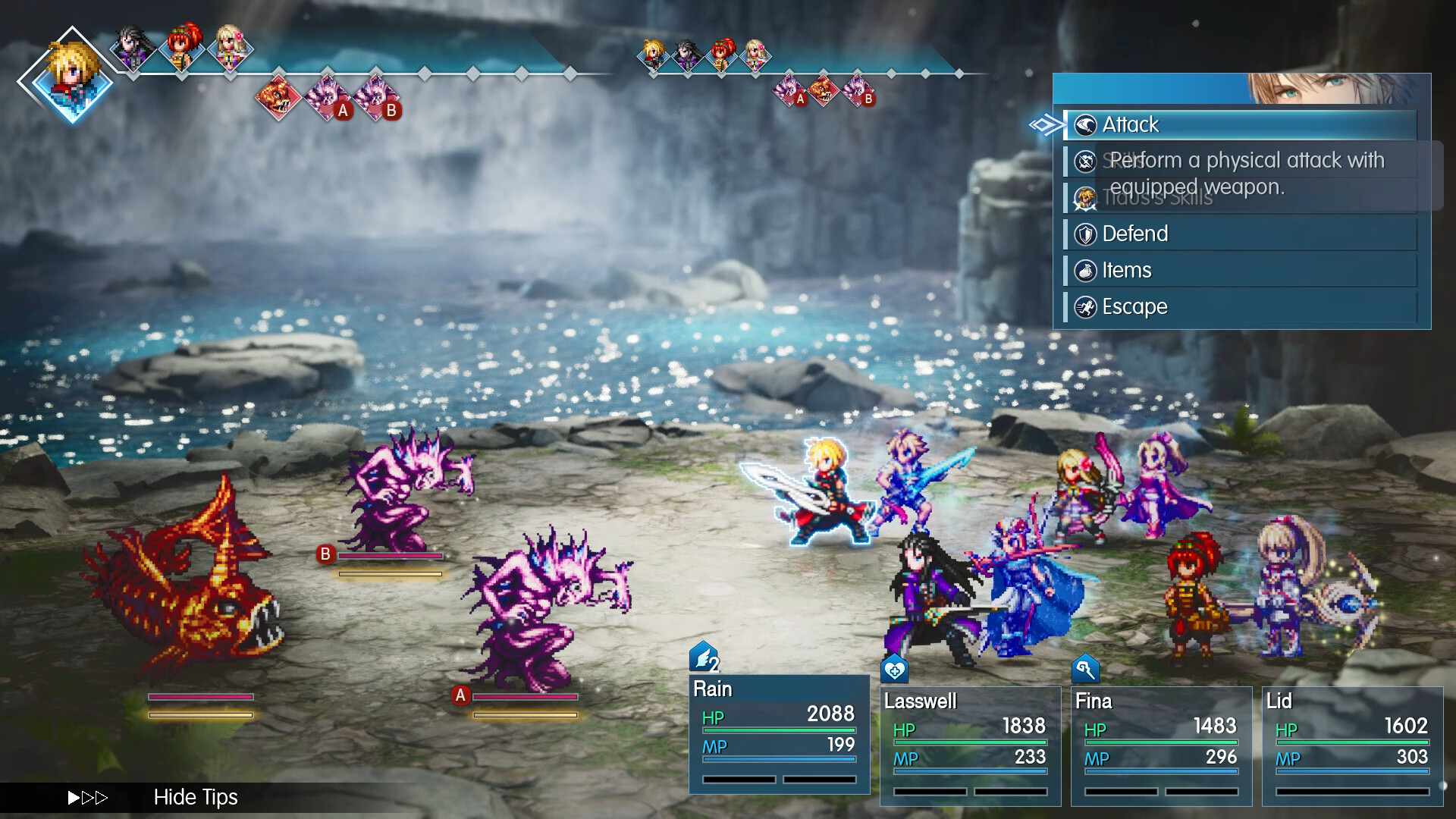 Final Fantasy Resonance gevecht
