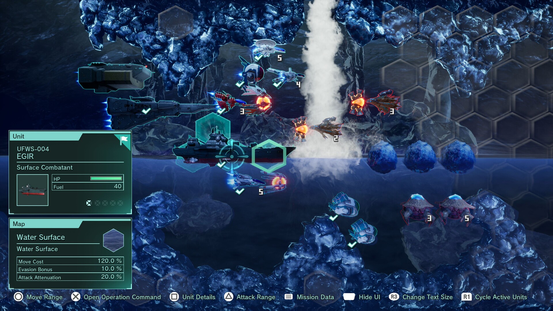R-Type Tactics I – II Cosmos gameplay