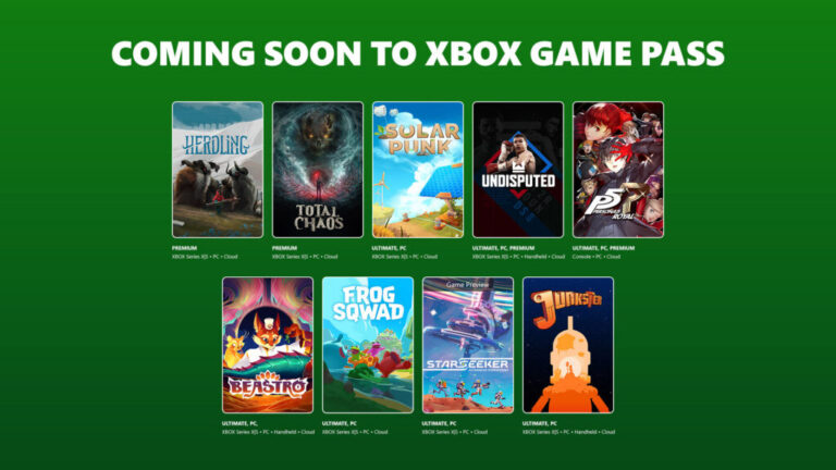 Xbox Game Pass juni 2026: Persona 5 Royal, Undisputed en Starseeker komen eraan