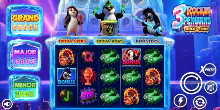 3 Rockin’ Penguins, 777 Streak en Trap Tower zijn vanaf vandaag beschikbaar