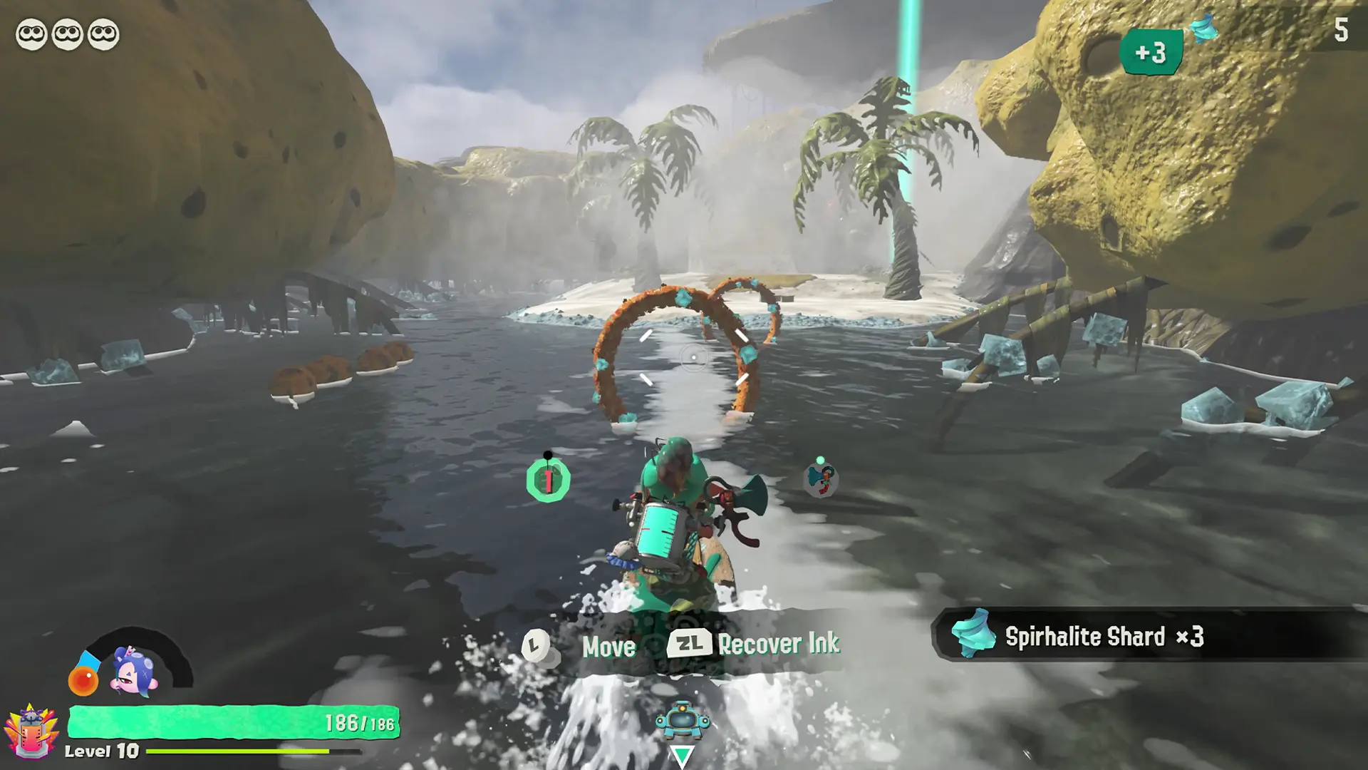 Surfer in Splatoon Raiders