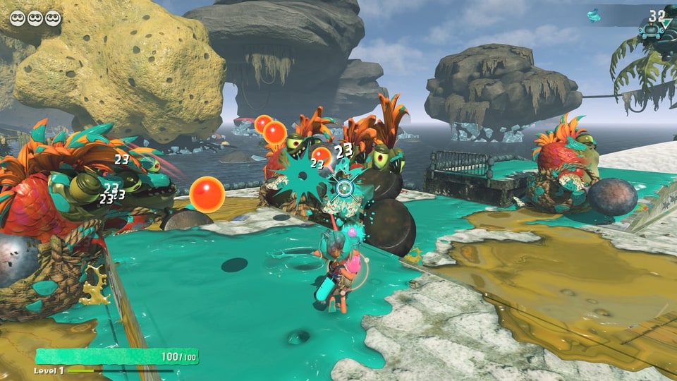 Salmonids in Splatoon Raiders