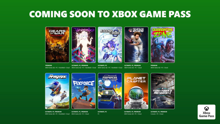 Xbox Game Pass juli 2026: Palworld 1.0, Gears of War Reloaded en Tony Hawk op de lijst
