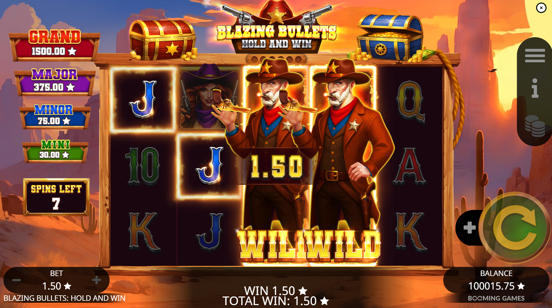 Blazing Bullets: Hold and Win